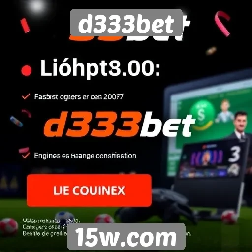 Recursos de promoções e bônus disponíveis no d333bet