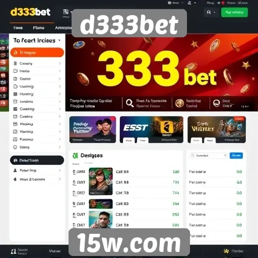 experiência do usuário no site d333bet